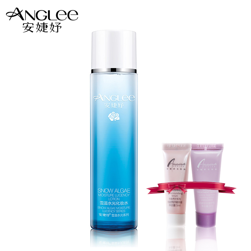 ANGLEE/安婕妤化妆水雪藻水光化妆水120ml补水保湿滋养渗透正品