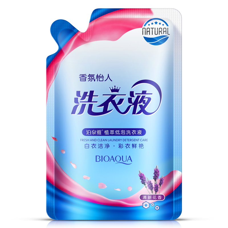 泊泉雅植萃低泡洗衣液550g衣物护理洁净温和清洗剂洗涤剂官方直售