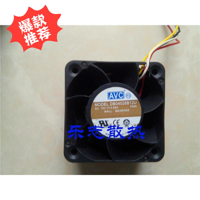 AVC DB04028B 12U 12V 0 66A 4028 4cm large volume server cooling fan