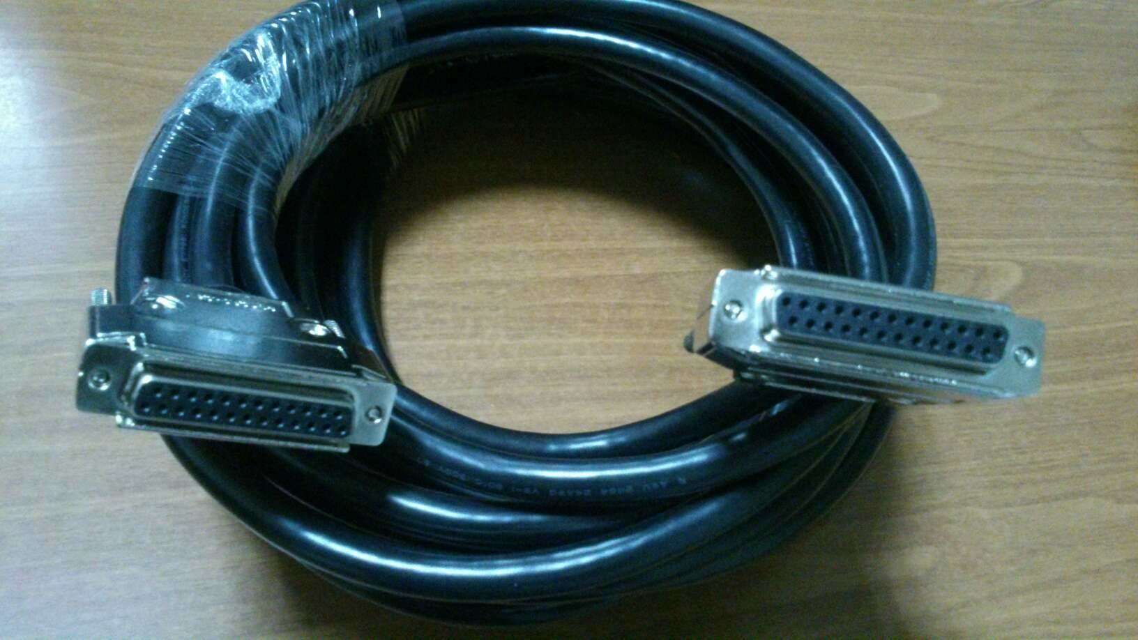 Set to make DB25 hole pair hole for needle hole pair needle 25 cored wire full copper double layer shielding line 24AWG iron shell