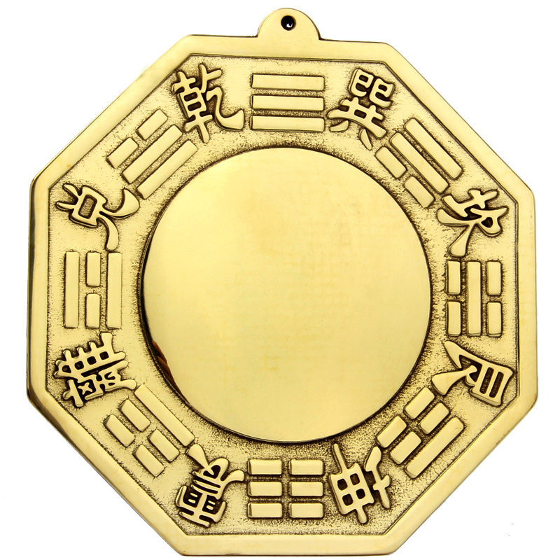 Bagua mirror house convex mirror copper concave mirror yin and yang taiji mirror pendant home decoration