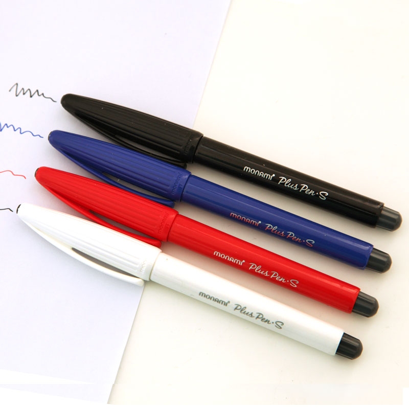 Korean Monami Plus Pen.S Water-Based Pen 12 Pieces Monami Signature Fiber Pen Refill