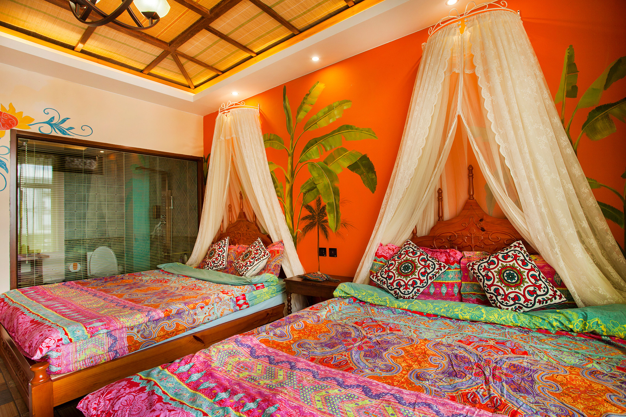 Love to pick up the cloud on the art theme inn national characteristics theme room