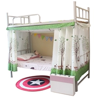 phòng 1,1 / 1,5 m Học sinh ký túc xá rèm đơn giản chiếc giường tầng lớp vỏ che chắn bức màn vải tiểu bụi - Bed Skirts & Valances rèm vải giường