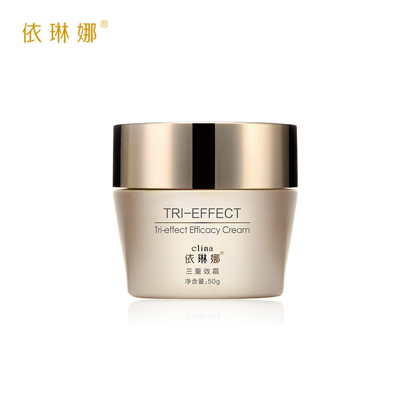 elina依琳娜三重效霜50g 伊琳娜专柜正品滋润修敏淡化红血丝面霜