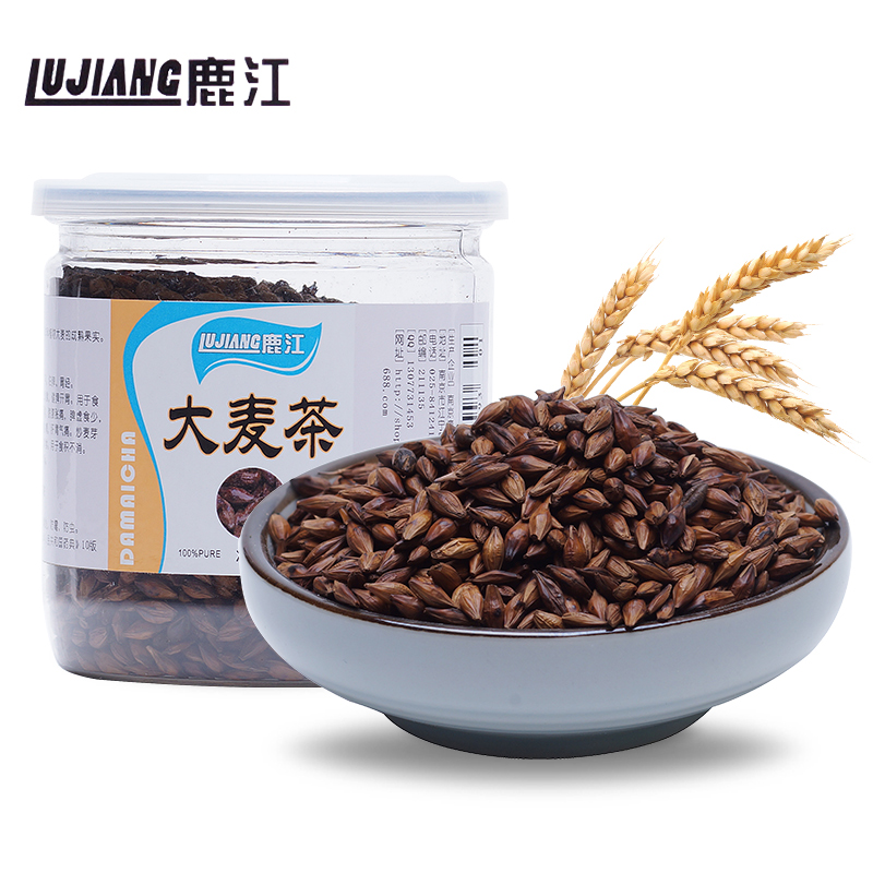 鹿江 大麦茶 180g 麦香五谷大麦茶精选 原味 烘焙罐装 lj