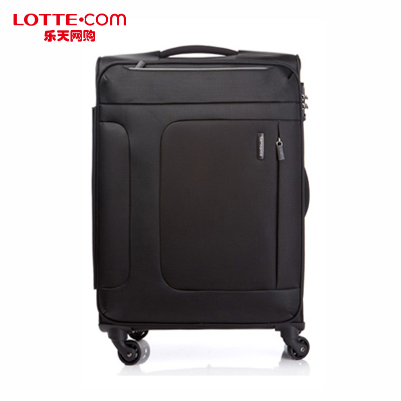 乐天网购Samsonite新秀丽拉杆箱行李箱黑色经典轻便实用软箱