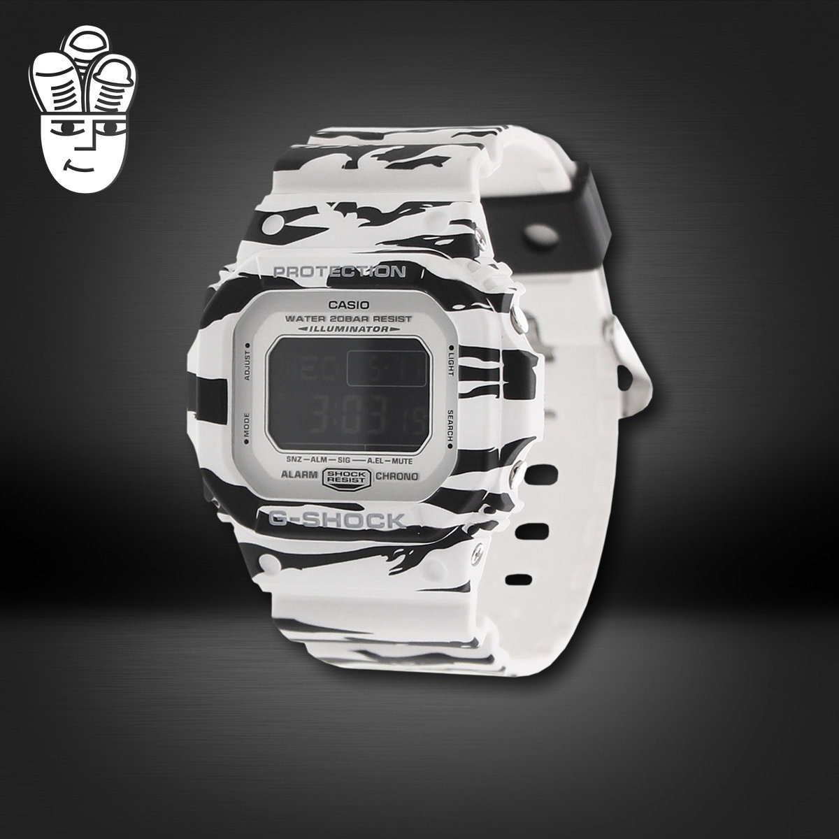 Casio G-Shock 5600 卡西欧时尚腕表 潮流防水防震电子手表