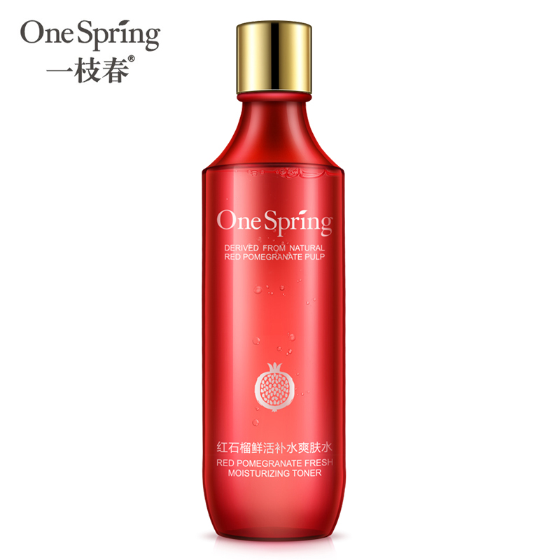 一枝春红石榴鲜活补水爽肤水150ml 补水保湿清爽控油润肤化妆水