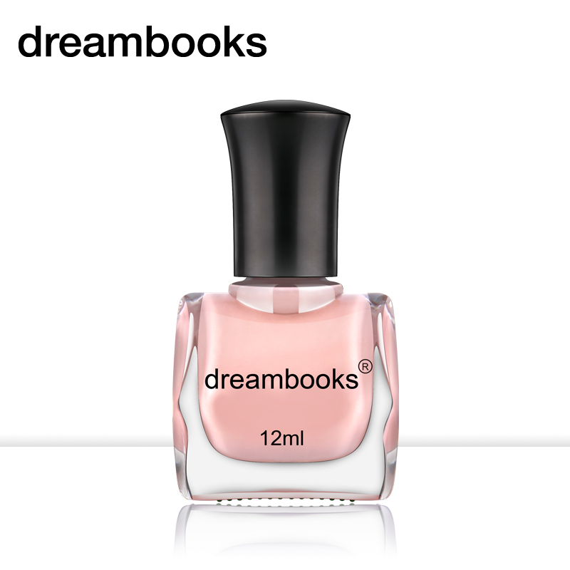 dreambooks水性淡色指甲油浅粉色 可剥无毒婴儿粉 裸色手撕12ml