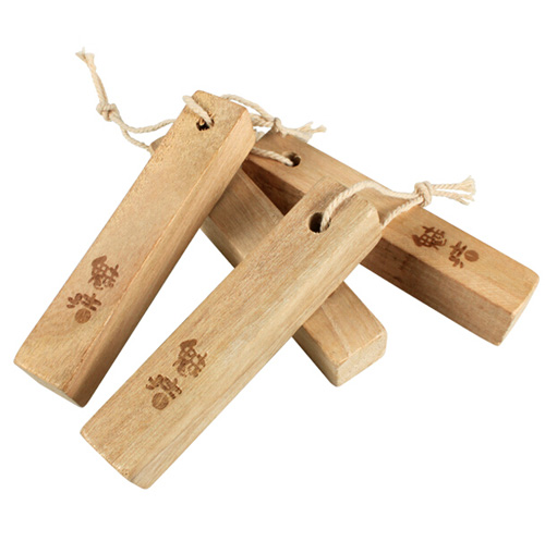 魅洁天然樟木条香樟木块 代替樟脑丸 防霉防蛀防虫5条装