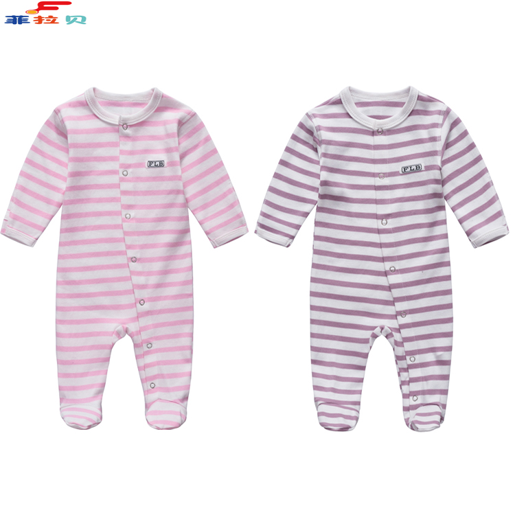 All-match blue, yellow, pink, purple, jumpsuit, romper, newborn climbing, spring, autumn and winter newborn baby clothes