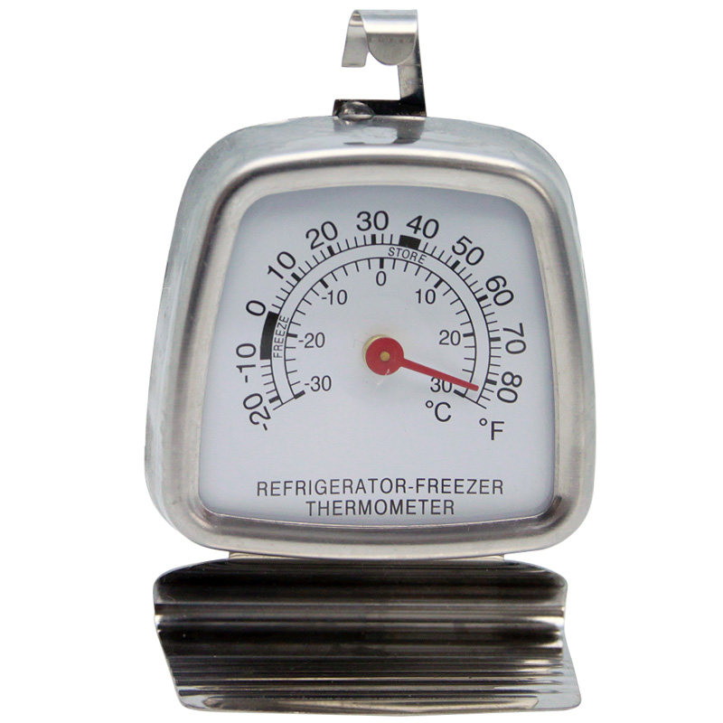 Caitai Refrigerator Special Thermometer Stainless Steel Household High Precision Multi-function Freezer Thermometer