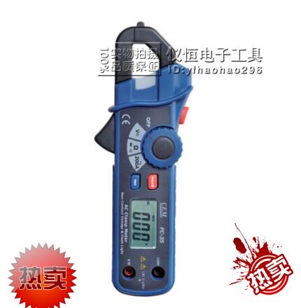 Hong Kong original installed CEM Changchang FC-36 200A Mini AC/DC pliers-shaped table Wan used electric meter