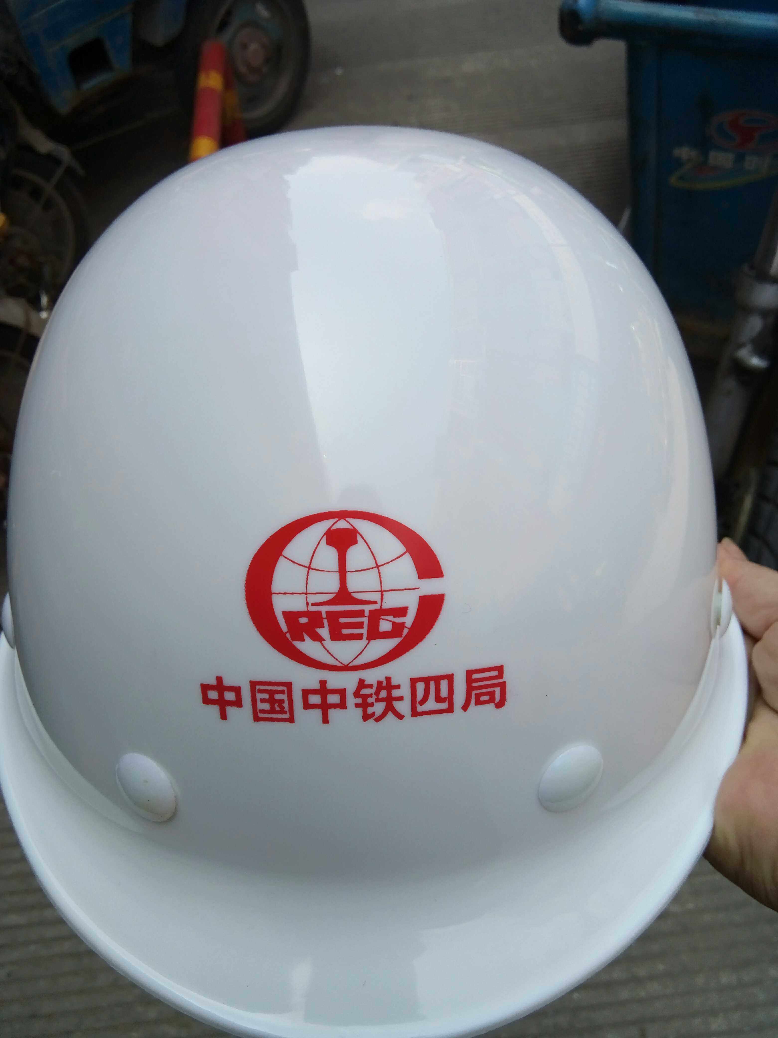 Safety helmet engineering safety supervision leaders wear plastic ABS material round safety helmet with printed safety helmet