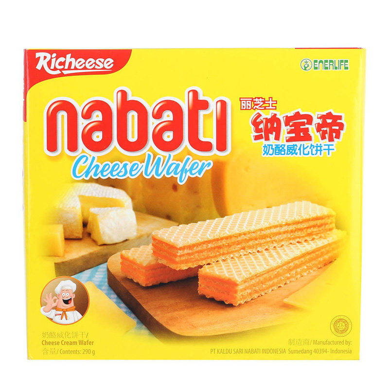 【天猫超市】印尼进口 丽芝士Richeese 纳宝帝奶酪威化饼干 290g