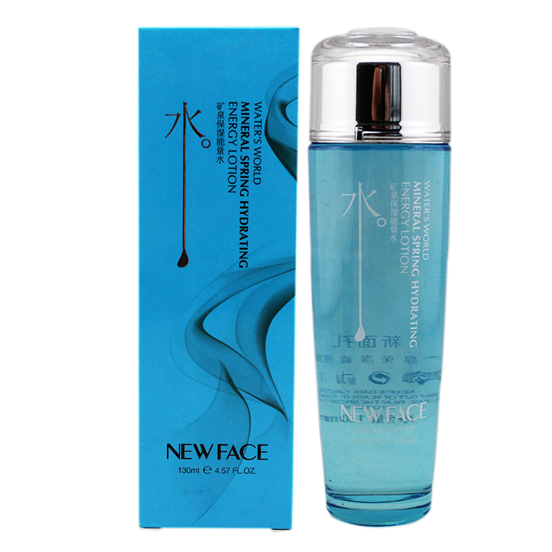 包邮新面孔水世界矿泉保湿能量水130ml 补水防干燥化妆水专柜正品