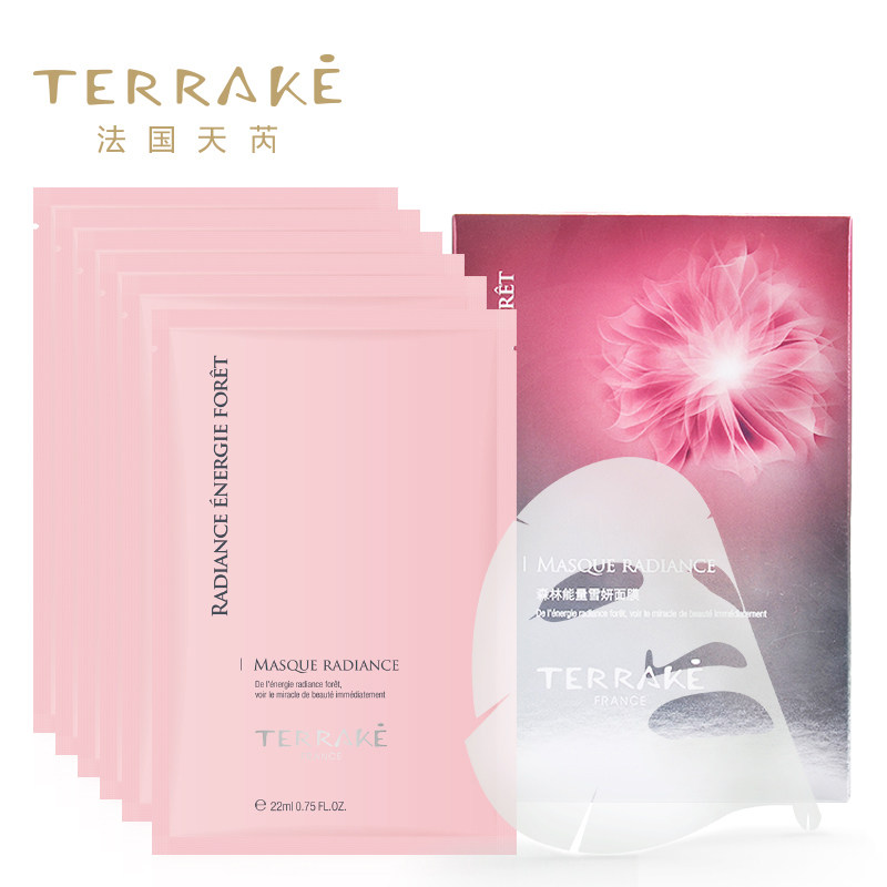terrake法国 森林能量面膜补水保湿紧致天芮面膜 22ml*6片