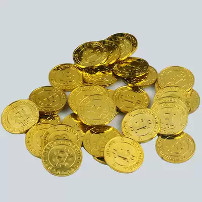 Game promotion gold coin props mall sweepstakes activity props gold coin toys festive decoration products Gold and silver coins