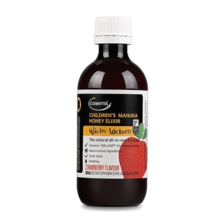 Comvita 康维他儿童麦卢卡蜂蜜止咳露 草莓口味 200ml 新西兰直邮