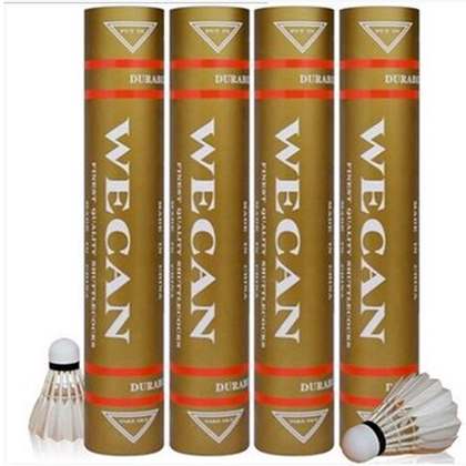 Red Winken Badminton Golden Wecan Badminton Resistant To Play Flight Stability Training Competition Ball Duck Feather