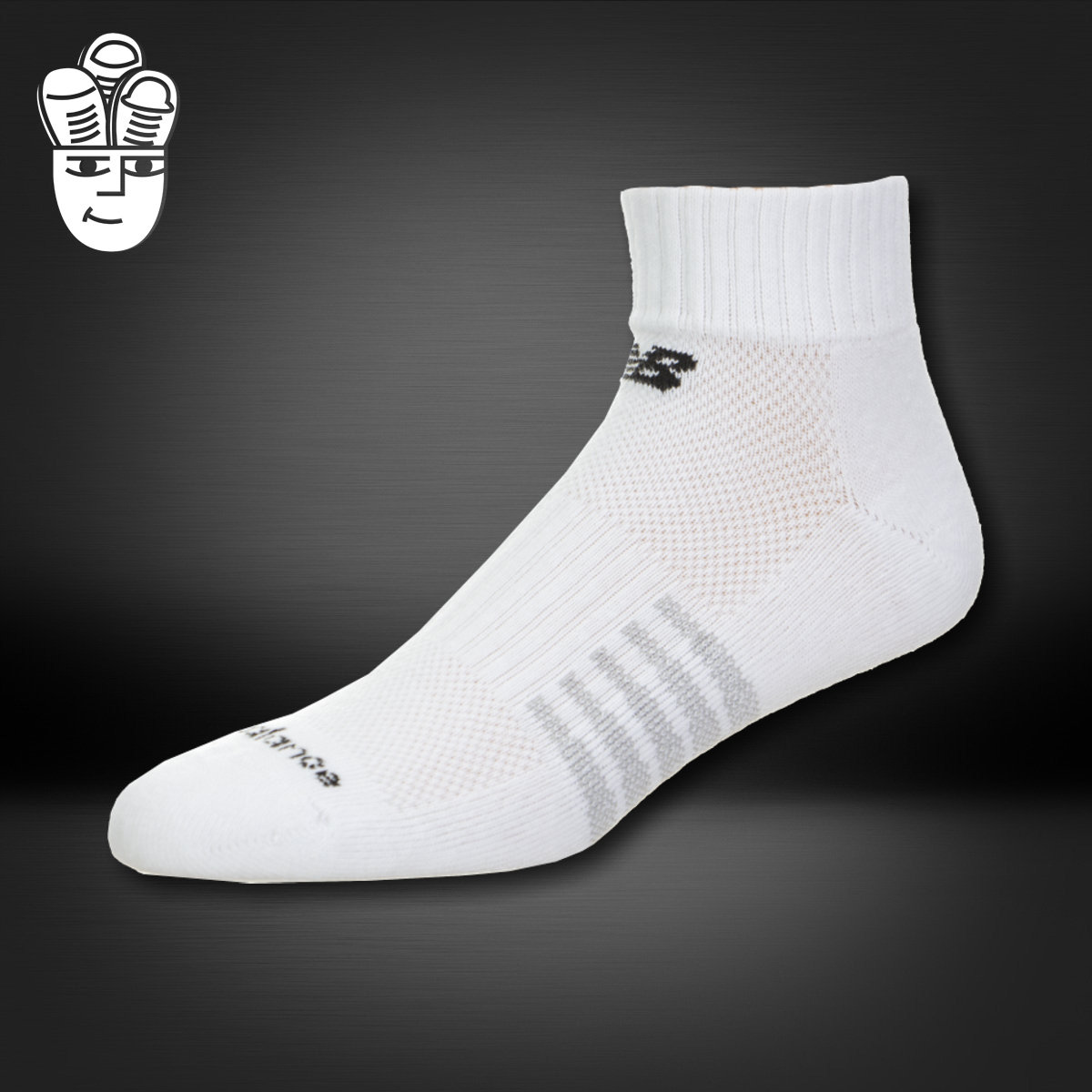 New Balance Quarter Socks NB男子中帮短袜 速干运动袜 休闲袜