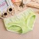 Qianlihua 10 hộp quà cotton tam giác đồ lót phụ nữ eo thấp cotton kích thước lớn tóm tắt tuần đồ lót phụ nữ quan lot sieu mong Vòng eo thấp