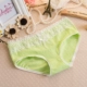 Qianlihua 10 hộp quà cotton tam giác đồ lót phụ nữ eo thấp cotton kích thước lớn tóm tắt tuần đồ lót phụ nữ