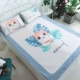 ins không khí trong lành nhỏ trong mùa hè lụa cây xương rồng băng ba mảnh mat gập giường đôi 1,5m 1.8m rửa - Thảm mùa hè