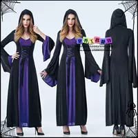 Anime mới quần áo tòa án châu Âu và Mỹ Halloween Nữ hoàng tải trò chơi chơi quần áo trang phục sân khấu cosplay phù thủy - Cosplay Ý tưởng từ khóa