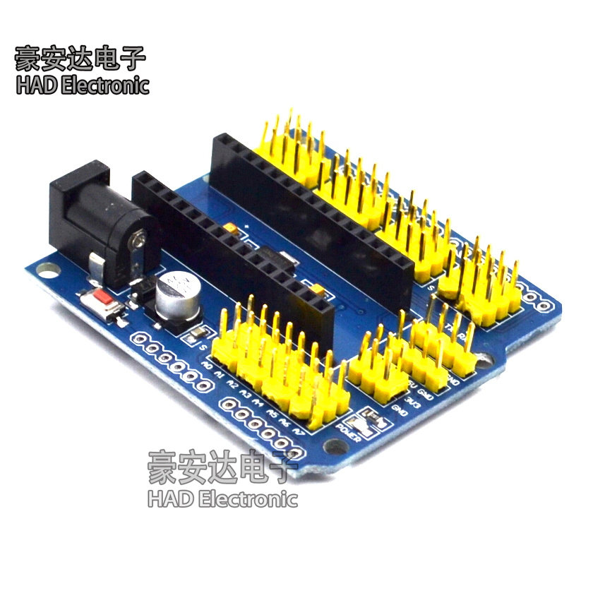 NANO UNO multi-purpose expansion board Yellow pin header multi-purpose expansion module