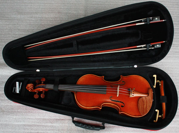 Professional violin box 4 4 black light violin case triangular violin box double shoulder harness-Taobao