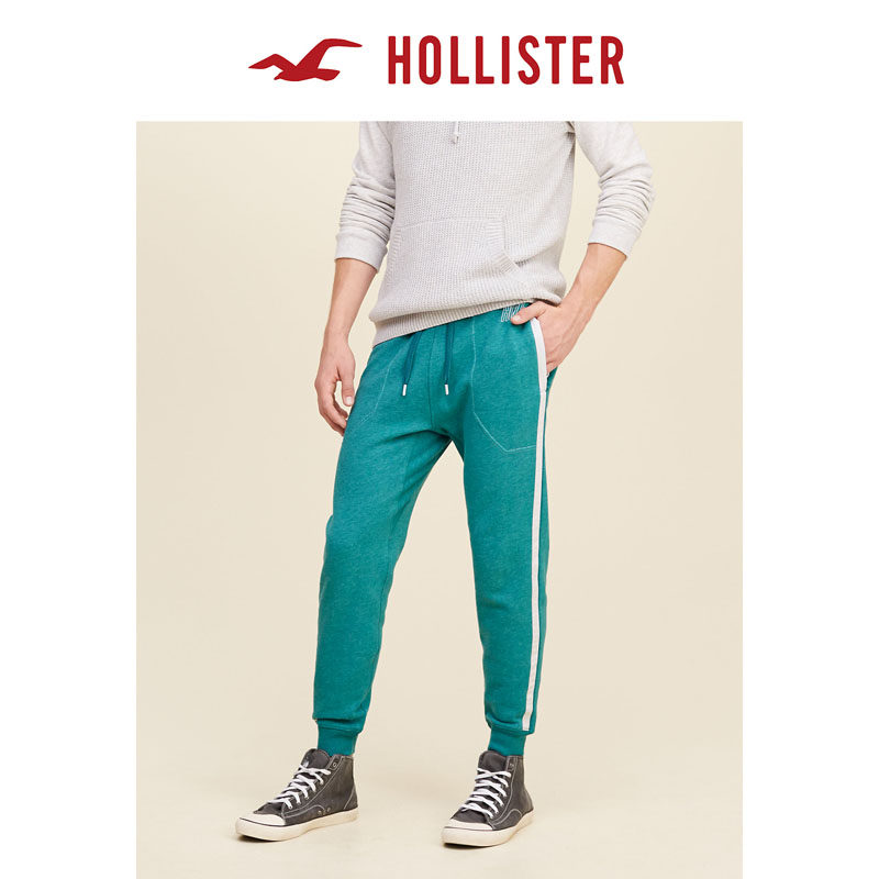 Hollister 图案抓绒慢跑裤 男 126047