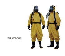 Heavy-duty chemical protective clothing one-piece fully enclosed chemical protective clothing acid and alkali resistance protection against harmful gases and liquids insulation and anti-penetration