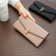 European and American trendy big brand long wallet women's genuine leather 2023 new Japanese and Korean version temperament OL fashion versatile cowhide wallet