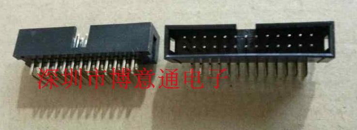 IDC slot 8PIN 2X4 core IDC mother base 90° bend pin distance 2.54mm flat line gray row cable socket