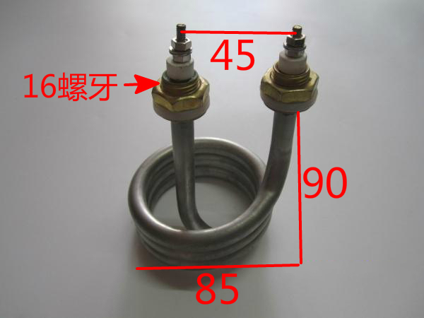 220V 2 5KW spiral spring-type distilled water dispenser liquid boiling water electric heating tube