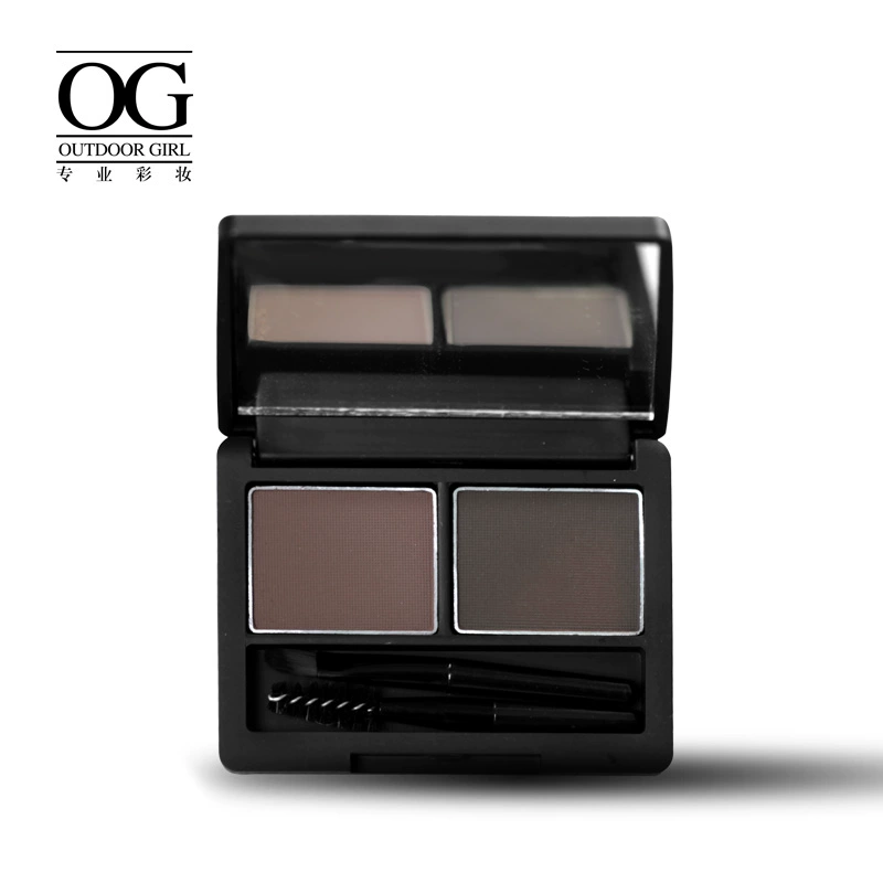 OG Makeup Hiệu ứng kép Kem nhuộm lông mày ba chiều dạng bột - Bút chì lông mày / Bột / Stick