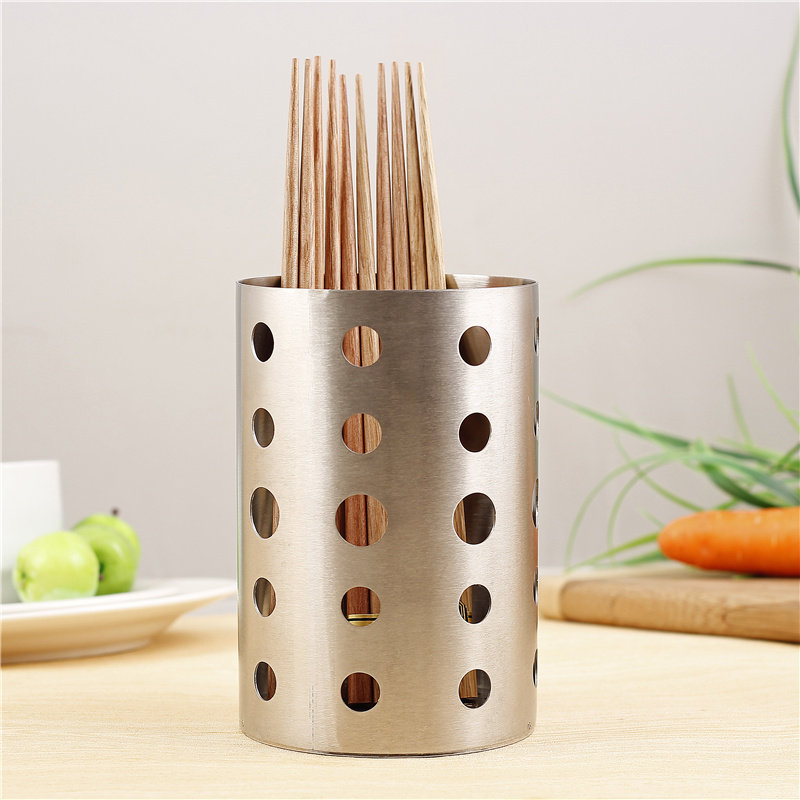 加厚不锈钢筷笼 筷子筒 筷子盒 筷子架 通风设计沥水防霉餐具收纳