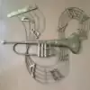 American Wrought iron trombone note wall decoration Wall decoration Home decoration Creative hanging bar wall Wall decoration