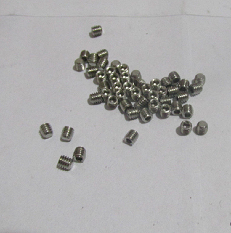 Hot and cold faucet outlet pipe fittings stainless steel hexagonal screws repair parts top wire drop plastic label