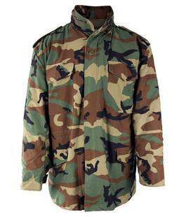 American Straight Mail Brand New Original American Made Public Hair version Woodland Camo Classic M65 Wind Clothing Thick Fabric