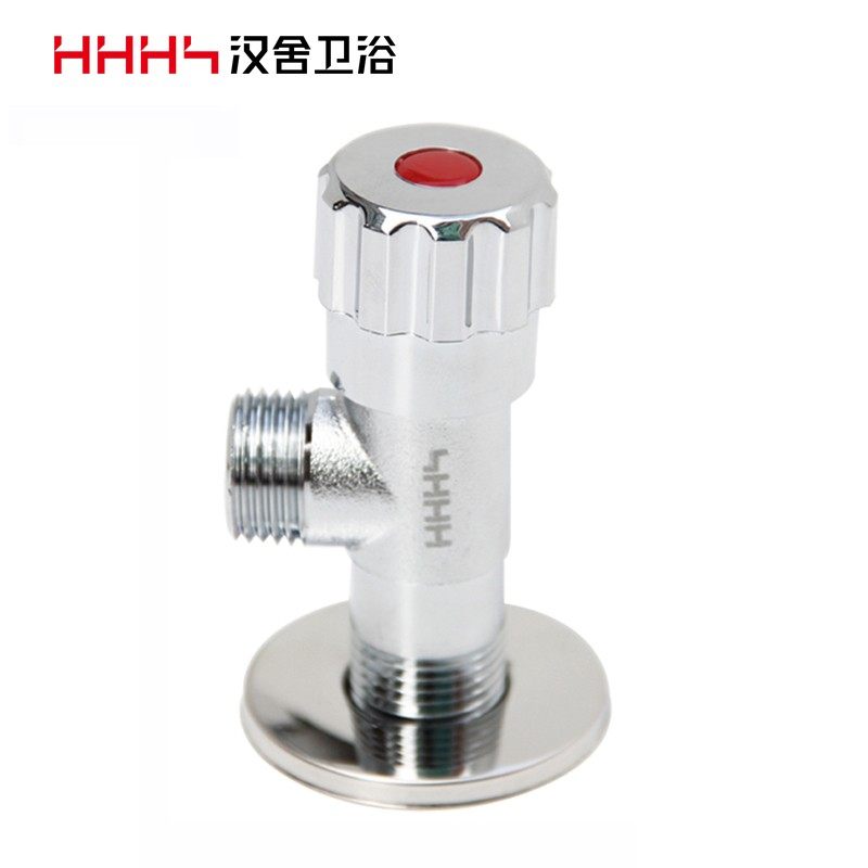 HHHS hansher bathroom accessories copper material angle valve combined single cold single hot triangular valve HJ00018