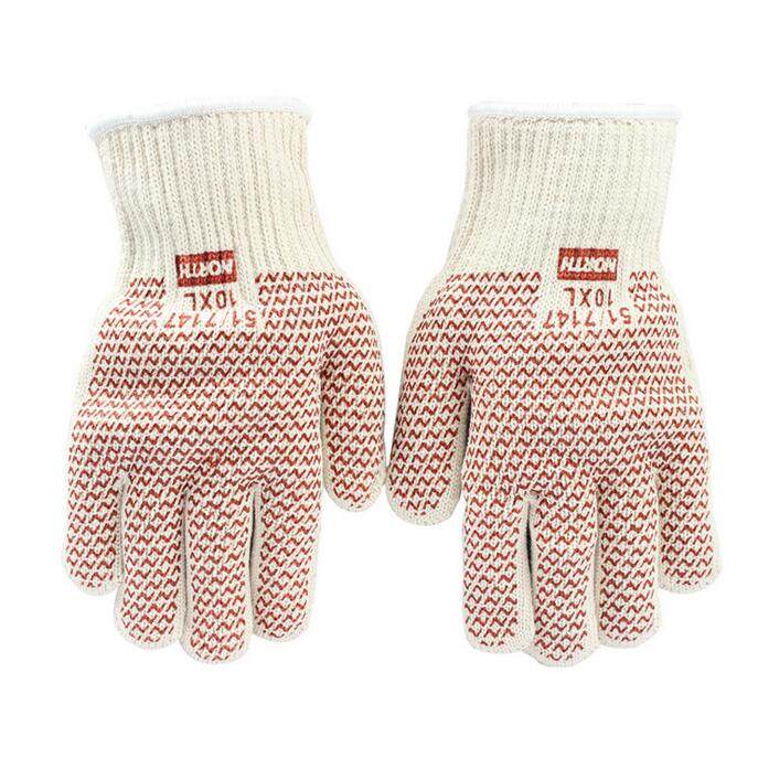 Honeywell high temperature resistant gloves double-sided Nitrile Point Plastic Coating Production Manufacturing Maintenance Assembly Safety Gloves