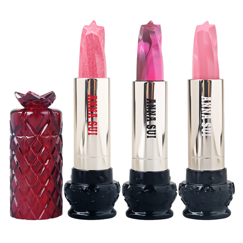 Anna sui/安娜苏魔法心愿/星彩鎏金焕彩/星星唇膏/口红全色3g保湿