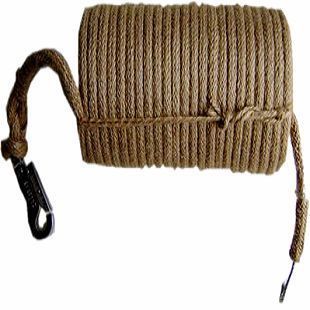 Professional marine 40-meter escape rope fire-resistant life-saving rope safety rope steel wire inner core outdoor climbing umbrella rope