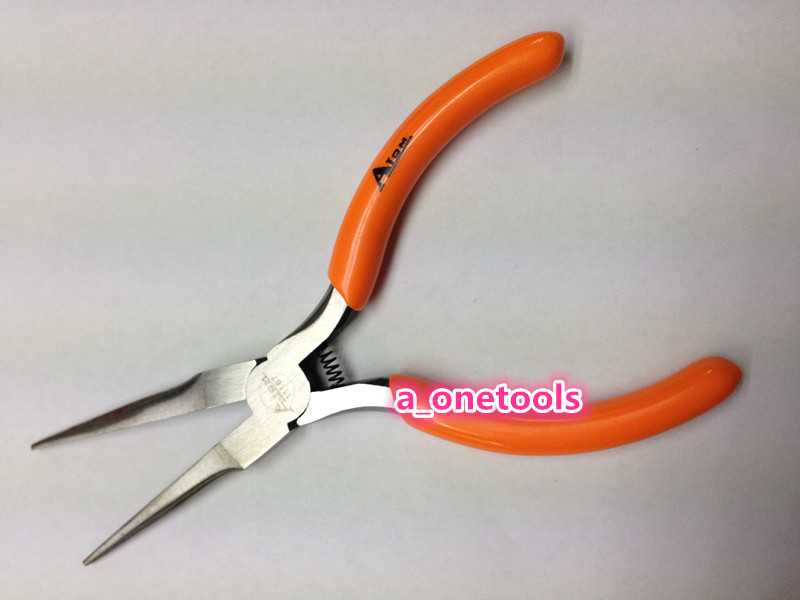 AIOM Ele 11167 5 inch American electronic needle nozzle pliers DIY pliers long nose pliers