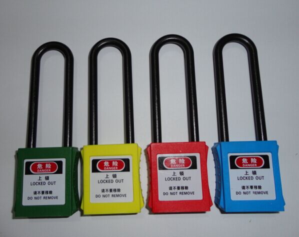 Insulation padlock anti - magnetic explosion - proof ABS engineering plastic padlock insulation LOTO padlock safe padlock