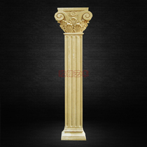European style building hotel villa home background decorative column pier Ouya artificial sandstone relief Roman column customization