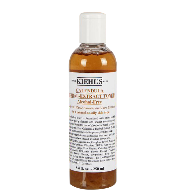 Kiehl＇s/科颜氏金盏花水植物爽肤水250ml  收缩毛孔保湿控油正品